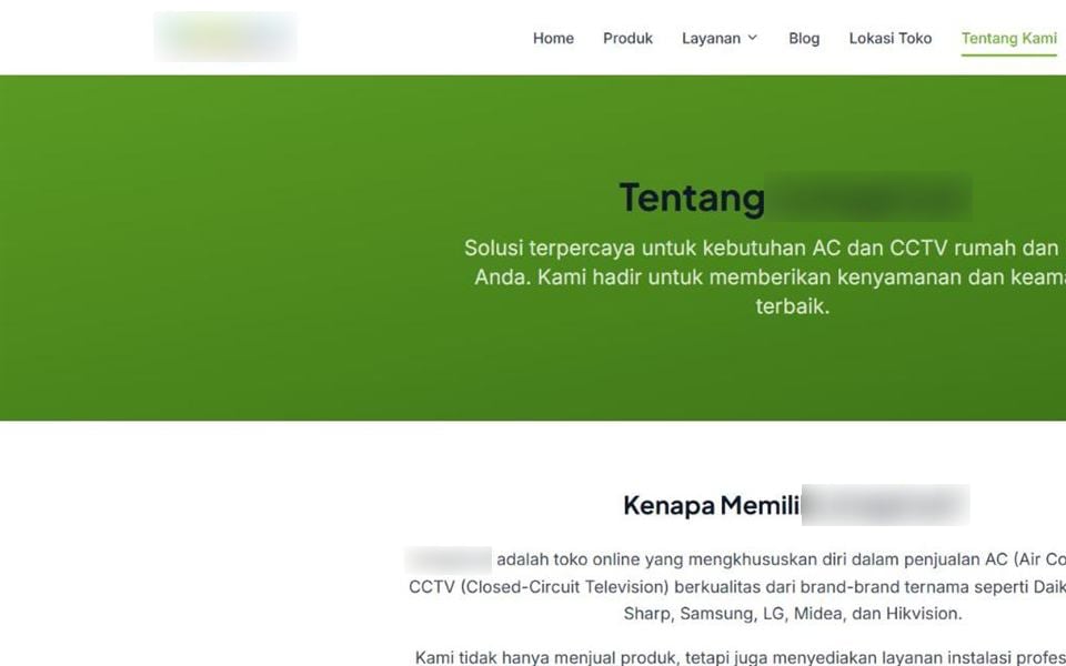 Online Store & Service Booking, About Us