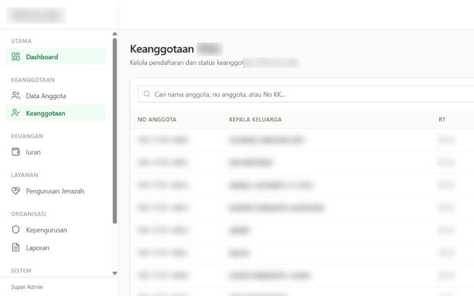 Membership & Dues Management, Membership
