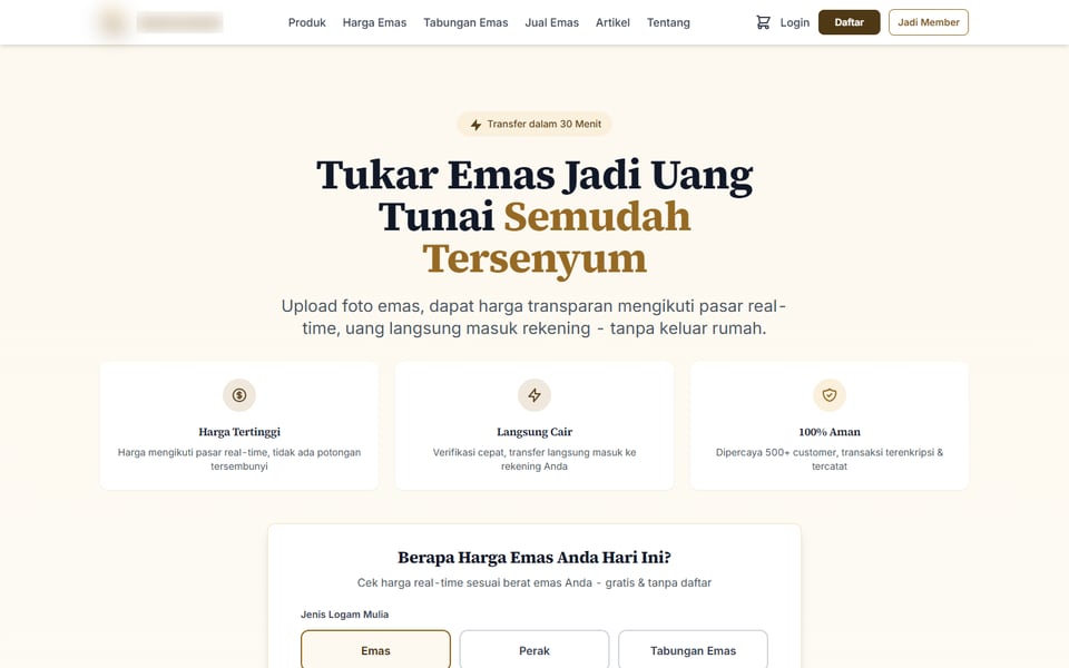 E-commerce Logam Mulia, Buyback